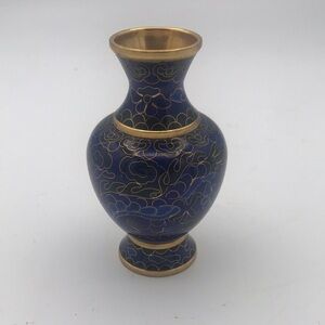 VTG (60s) Cloisonné 4-1/4" Mini Bud‎ Vase Chinese